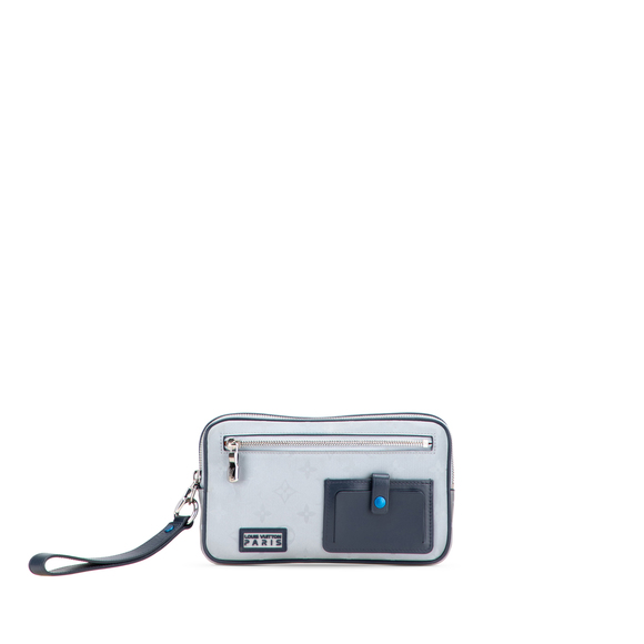 Pre-Loved Louis Vuitton Monogram Satellite Alpha Clutch - Picture 1 of 12